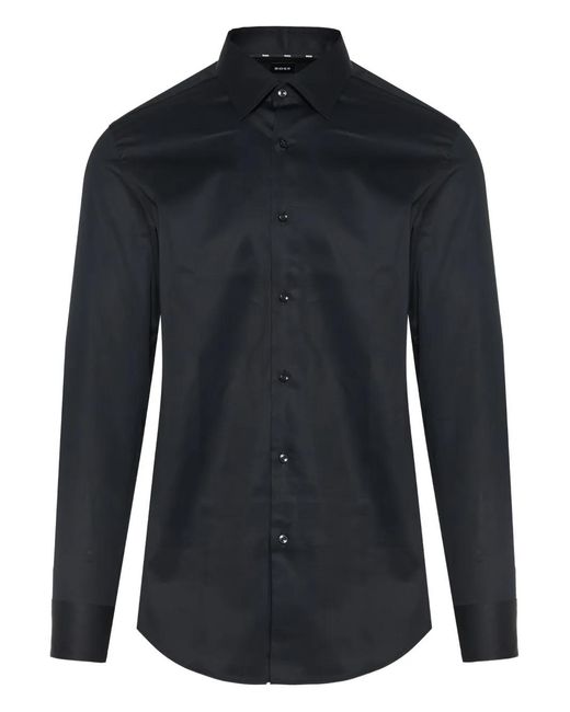 Boss Button-Up Overhemd in het Blue voor heren