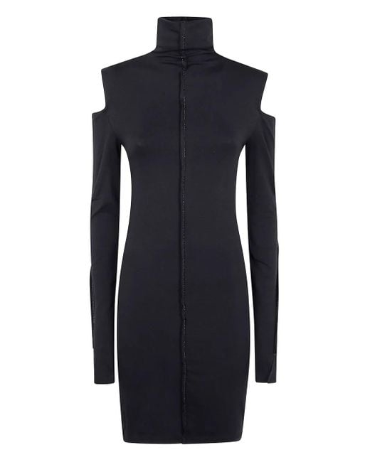 Robe Mi-Longue À Col Roulé Thom Krom en coloris Blue