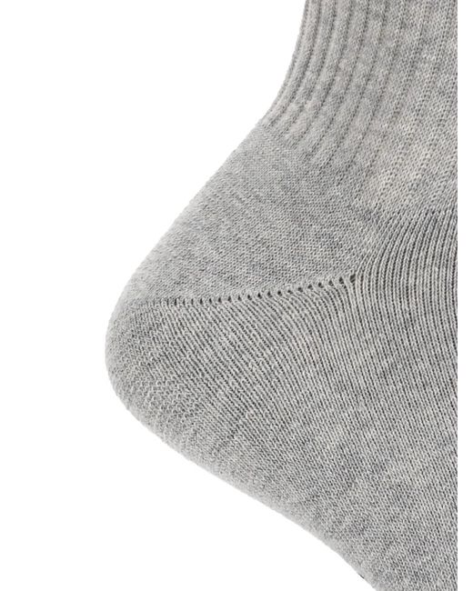 DSquared² Gray D2 Mid-Crew Socks for men