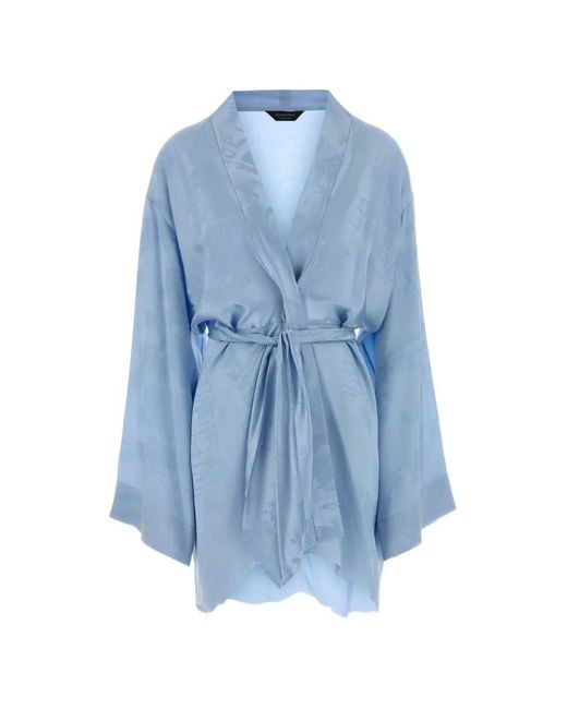 Balenciaga Blue Belted Robe