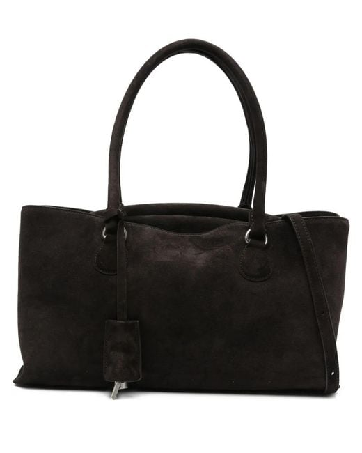 OSOI Black Key-Pendant Shoulder Bag