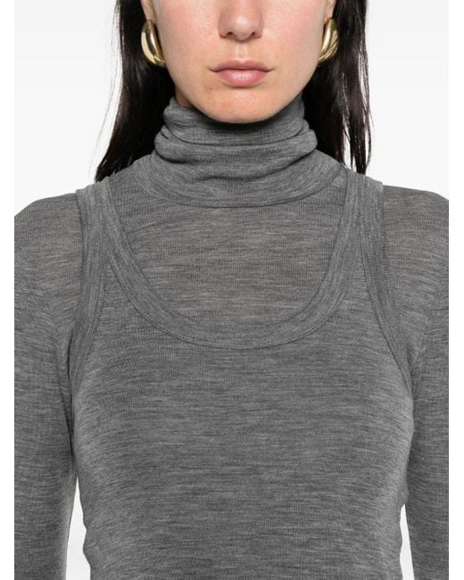 Rohe Gray Oberteil mit Rollkragen