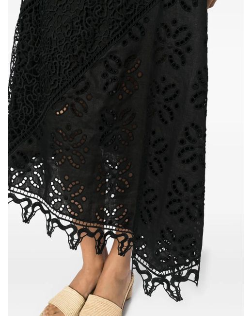 Ulla Johnson Black Solara Skirt