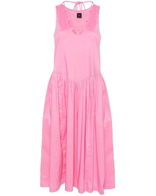 Pinko Pink Anonymous Midi Dress