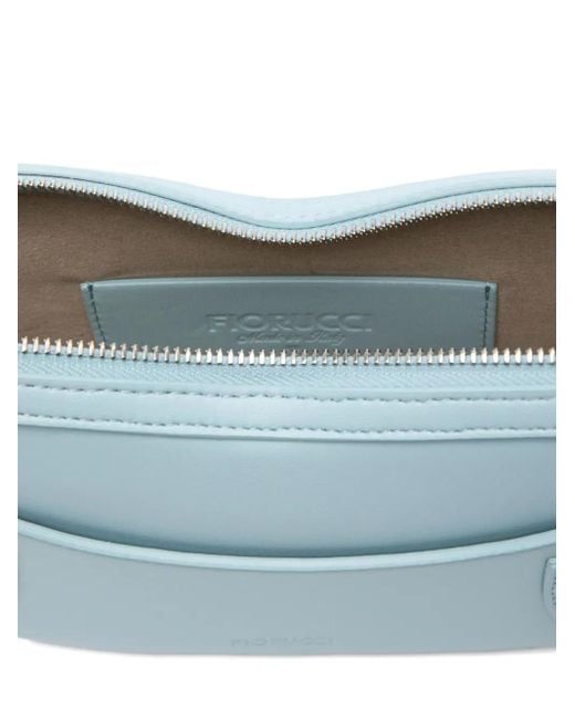 Fiorucci Blue Lips-Shaped Shoulder Bag