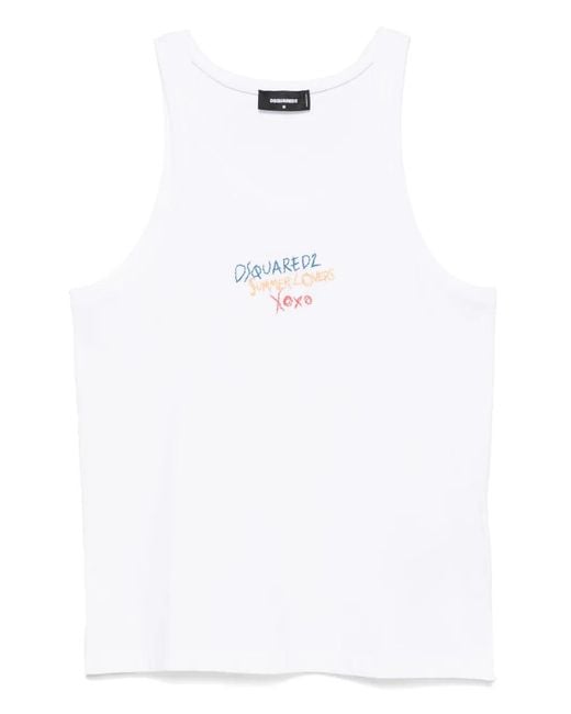 DSquared² White T-Shirts And Polos for men