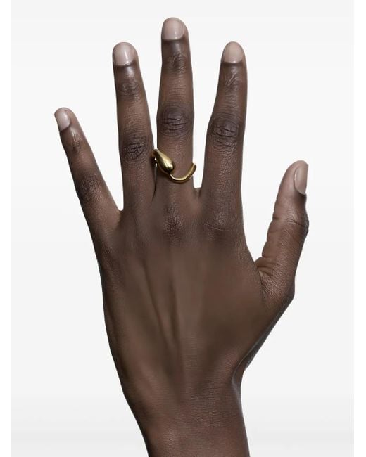 Maria Black Metallic Splash Ring