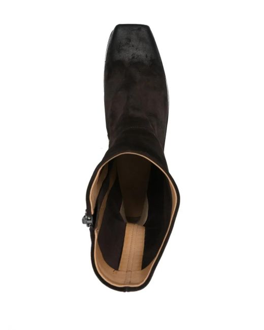 Marsèll Black Cassello Ankle Boots for men