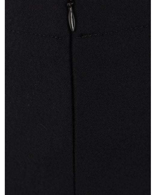 Sacai Black Side-Slit Skirt