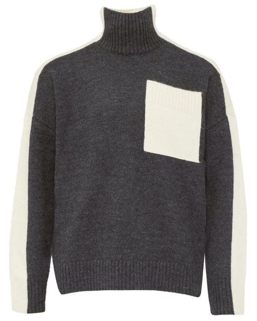 J.W. Anderson Gray Jw Anderson Half-Zip Cardigan for men