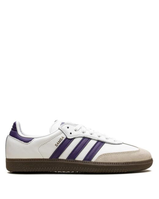 Sneakers Samba Adv "Cloud/Collegiate/ Metallic" di Adidas in White da Uomo