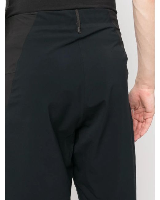 Veilance Black Low-Rise Tailored Shorts for men
