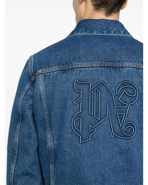 Palm Angels Blue Jackets for men