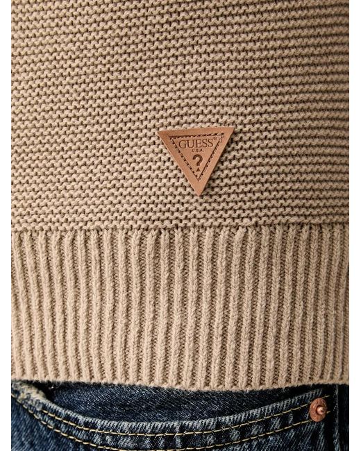 Guess Natural Long-Sleeve Sweater for men
