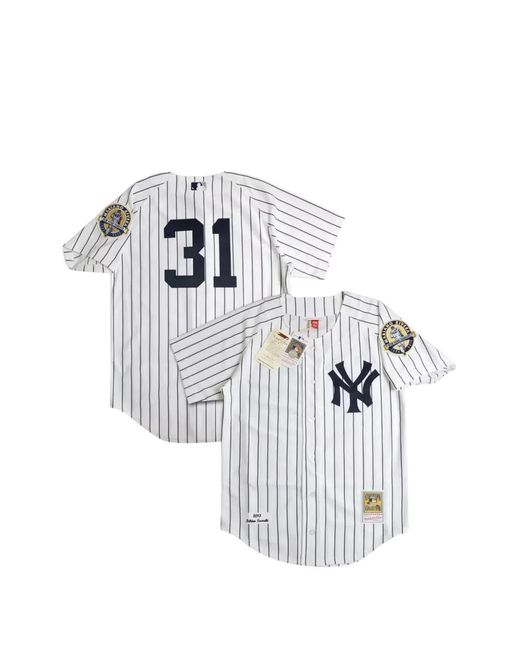 Mitchell & Ness White 013 New York Yankees Short-Sleeve Vest for men