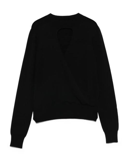 Twinset キーホールネック セーター Black