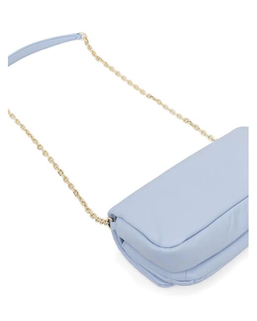 Patrizia Pepe Blue Logo-plaque Cross Body Bag