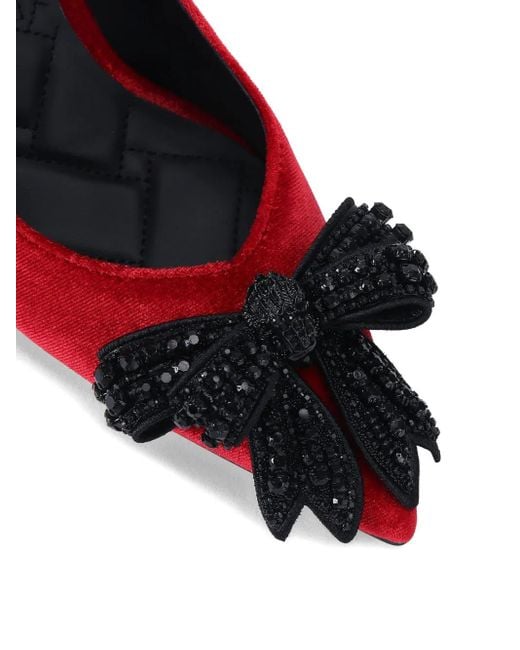 Escarpins Ornés De Cristaux À Bride Arrière 65 Mm Kurt Geiger en coloris Red