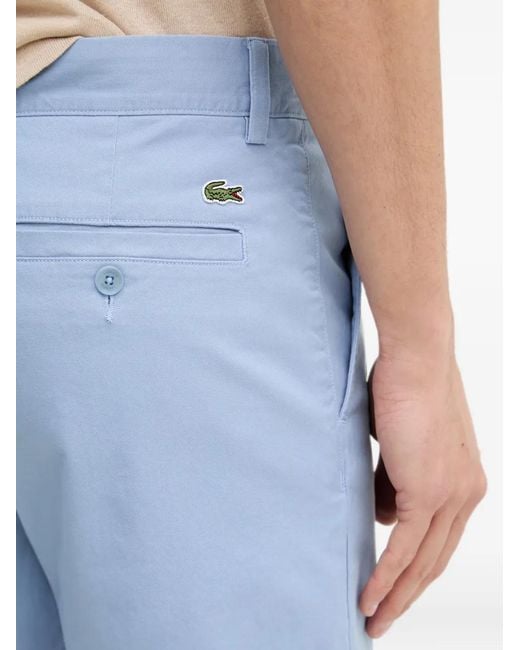 Lacoste Blue Short À Patch Logo for men