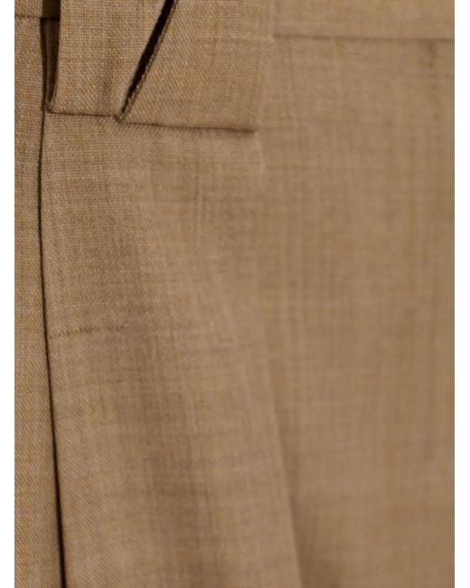 Versace Natural Pantalon À Poignets Plissés