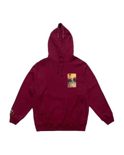 Undercover Purple X Twin Peaks Zip-Detail Hoodie for men