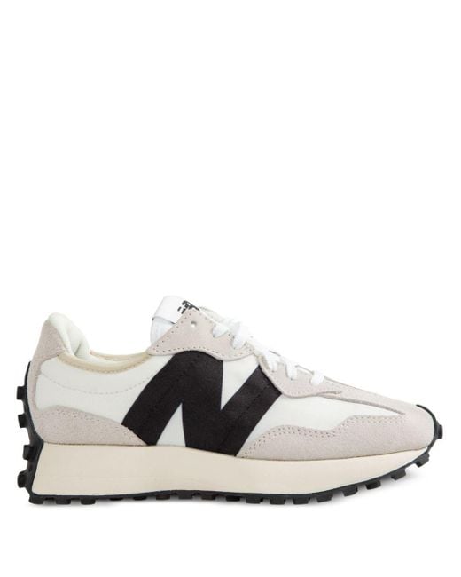 New Balance White 327 Sneakers for men