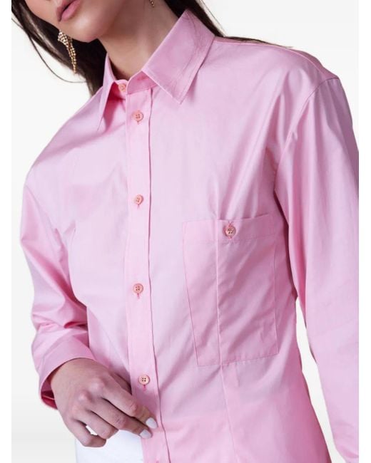 Marni Pink Long-Sleeve Button Shirt