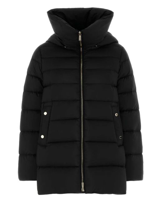 Moorer Black Quilted Down Jacket