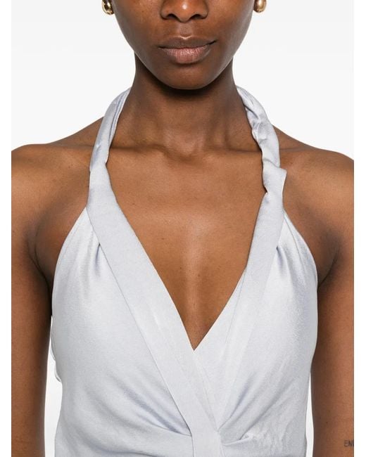 ELEH White Cotton Maxi Dress
