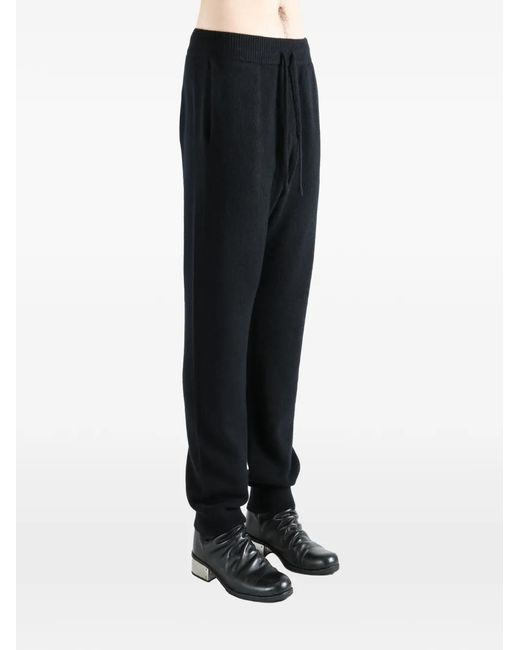 Auralee Gray Drawstring Trousers for men