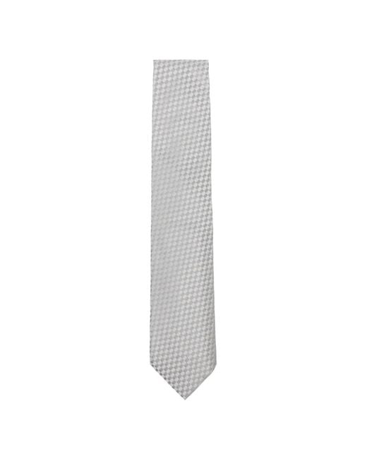 Tom Ford White Net-Pattern Satin Tie for men