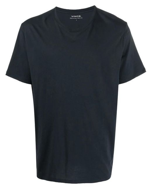 Vince Katoenen T-Shirt in het Blue voor heren