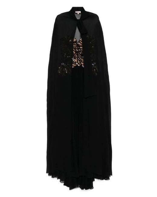 Elie Saab Black Kleid Mit Pailletten