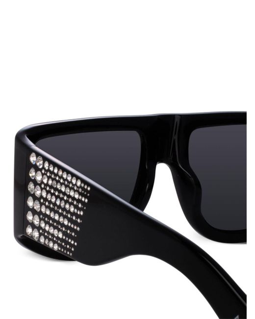 Linda Farrow Black Nué Oversize-frame Sunglasses
