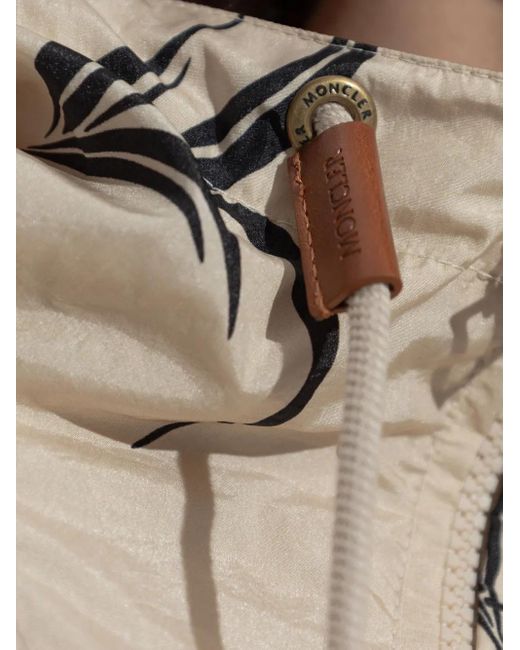 Moncler Natural Sauvan Hooded Jacket