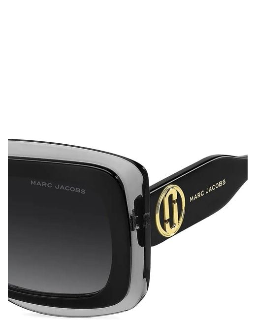 Marc Jacobs Black Square-Frame Sunglasses