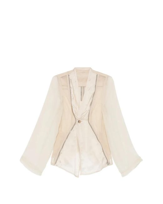 Rick Owens Natural Stag Sheer Jacket