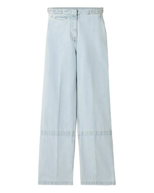 Lanvin Blue Panelled Trousers