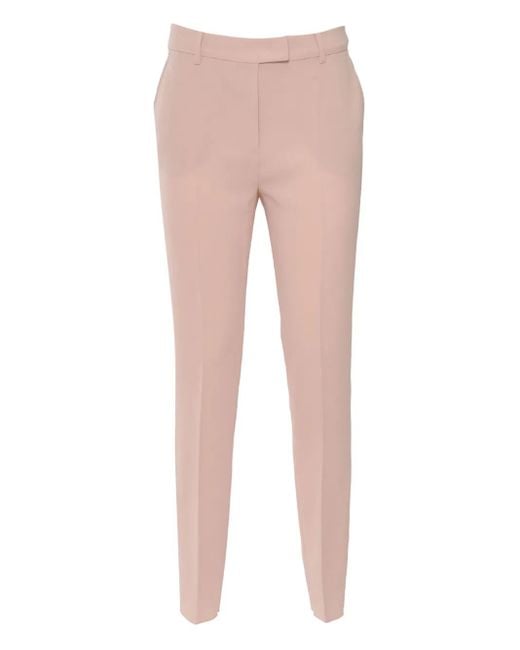Max Mara Natural Pressed-Pleat Trousers