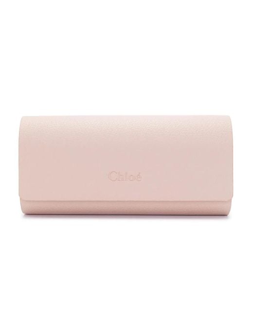 Chloé Pink Marcie Square-Frame Sunglasses