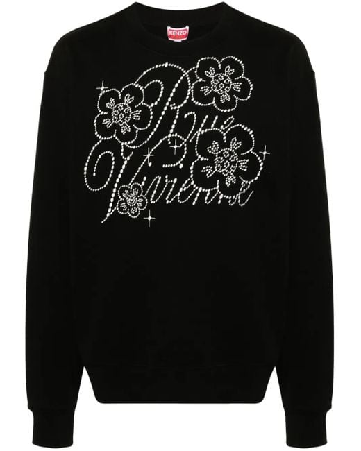 KENZO Black Sweat Fe65Sw2284Mg for men