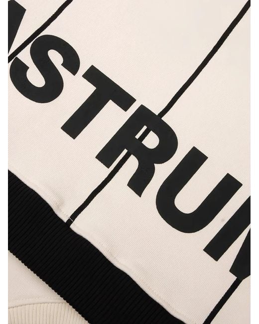 Astrum Natural Imagination Pinstriped Polo Sweatshirt for men