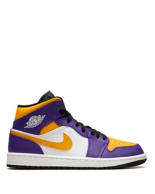 Nike Blue Air 1 Mid "lakers" Shoes for men