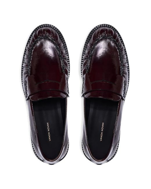 VANDA NOVAK White Greta Fringed Loafers