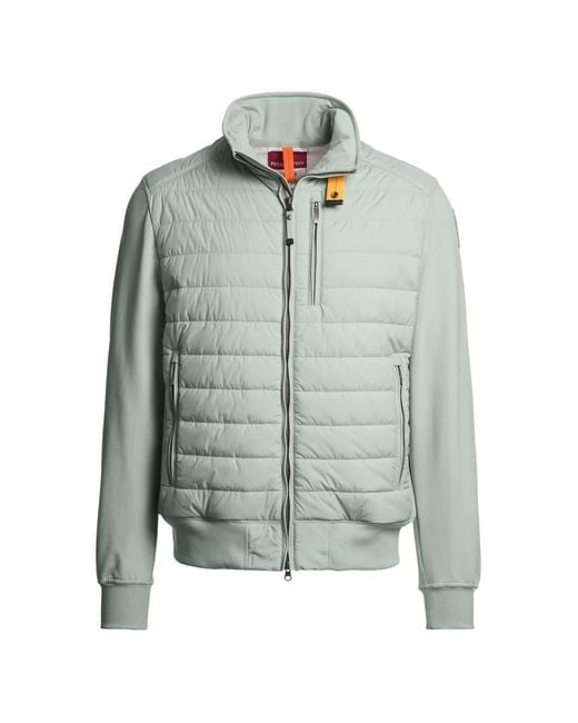 Parajumpers Green Elliot Padded Zip-Up Jacket for men