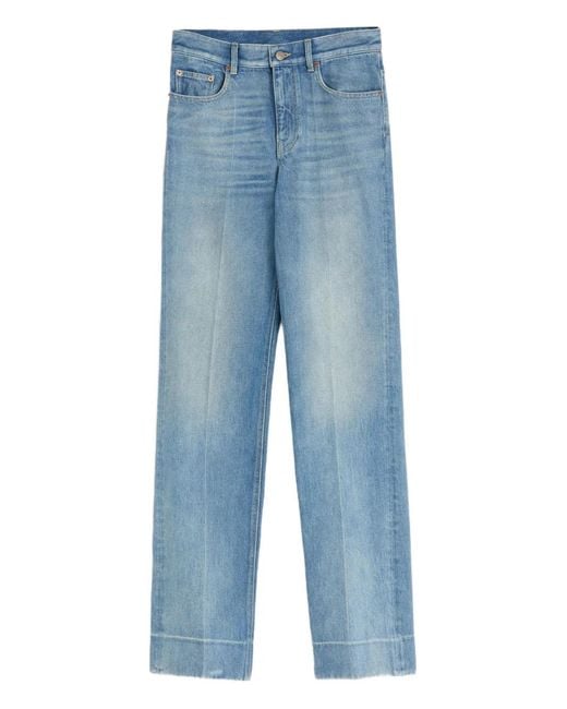 Valentino Garavani Blue Denim Trousers