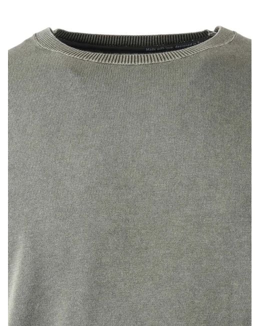 Rrd Gray Crew-Neck Sweater for men