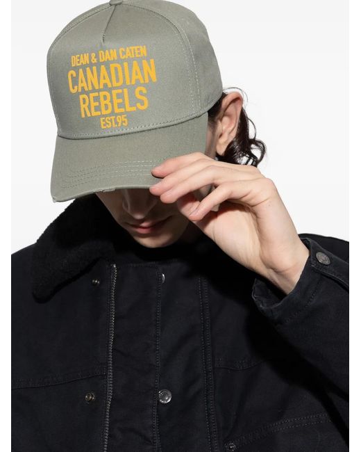 DSquared² Green Rebels Baseball Cap for men