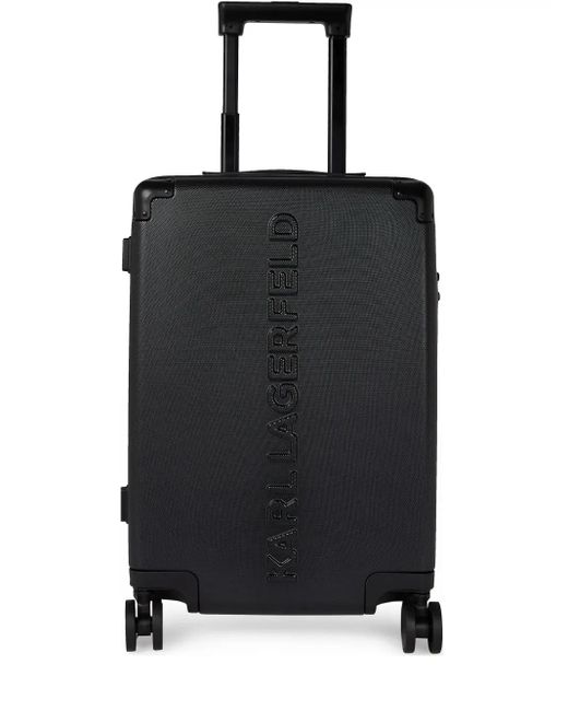 Karl Lagerfeld ハードシェル キャビンスーツケース Black