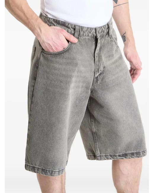 Karlkani Gray Belt-Loops Shorts for men